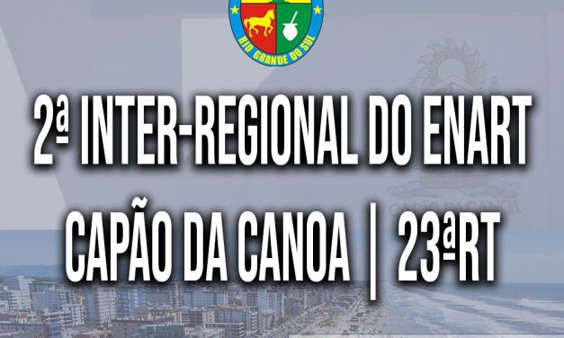 Capão da Canoa sediará a 2ª inter-regional do ENART